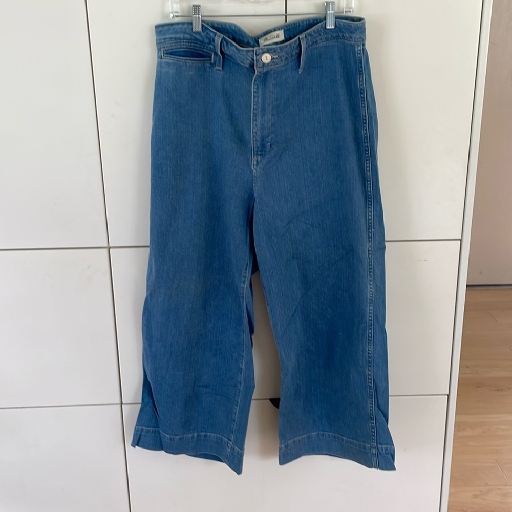 Madewell Emmett Wide Leg Crop Jean